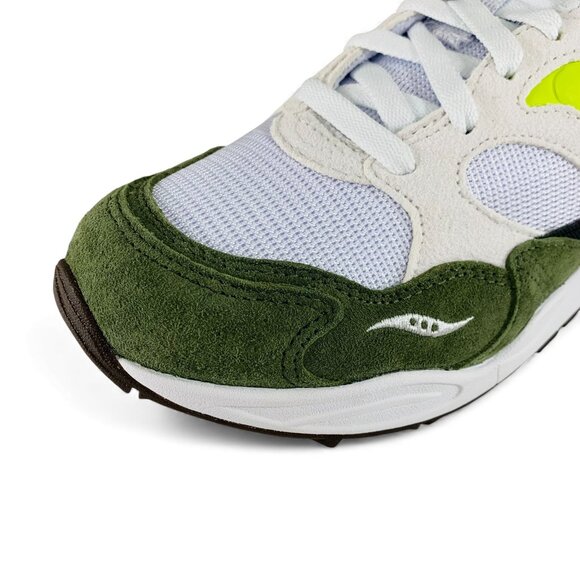 Saucony Grid Shadow 2 Essential White Green Men's Shoes Sneakers S70772-6 - Picture 9 of 11